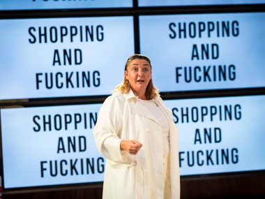 Ashley McGuire in Shopping and Fucking. Photo: Helen Murray