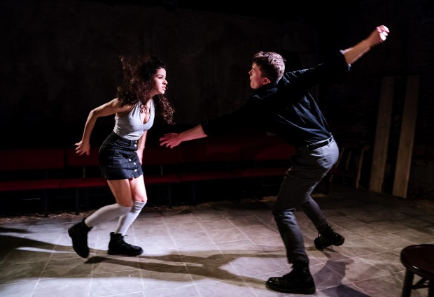 Boadicea Ricketts and Jack Condon in East. Photo: Alex Brenner