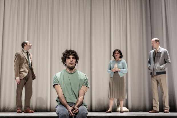 Zubin Varla, Ethan Kai, Syreeta Kumar and Robert Fitch in Equus. Photo: The Other Richard