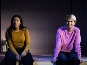 Shona Babayemi and Jackie Clune in [Blank]. Photo: Helen Maybanks