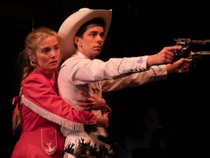 Sophie Melville and Vinnie Heaven in Cowbois. Photo: Ali Wright