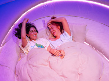 Ambika Mod and Lizzy Connolly in Porn Play. Photo: Helen Murray