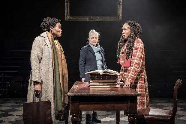 Rakie Ayola, Sylvestra Le Touzel and Cherrelle Skeete in The Authenticator. Photo: Marc Brenner