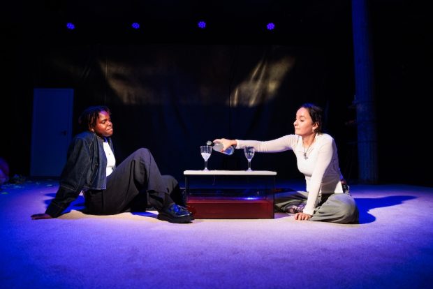 Francesca Amewudah-Rivers and Nadi Kemp-Sayfi in Tender. Photo: Harry Elletson
