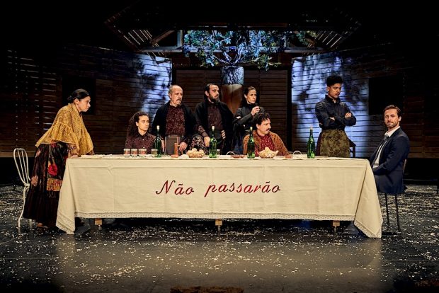 The cast of Catarina and the Beauty of Killing Fascists. Photo: Joseph Banderet