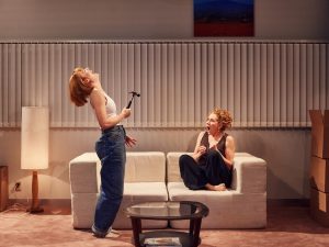 Meghan Treadway and Dorothea Myer-Bennett in The Urmetazoan. Photo: Rich Lakos
