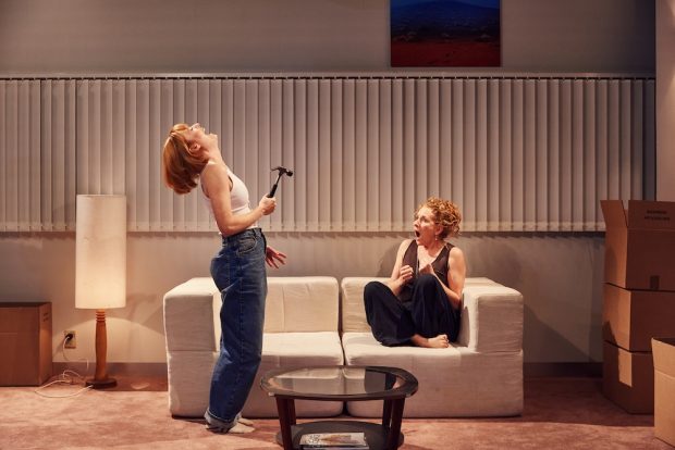 Meghan Treadway and Dorothea Myer-Bennett in The Urmetazoan. Photo: Rich Lakos