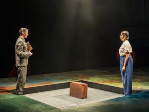 Caoilfhionn Dunne and Priyanga Burford in A Small and Quiet Light. Photo: Marc Brenner
