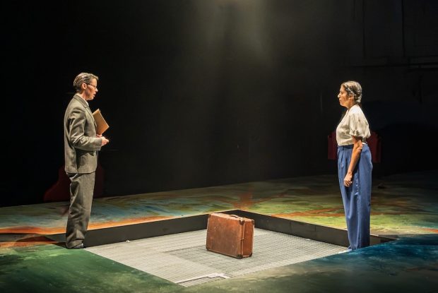 Caoilfhionn Dunne and Priyanga Burford in A Small and Quiet Light. Photo: Marc Brenner