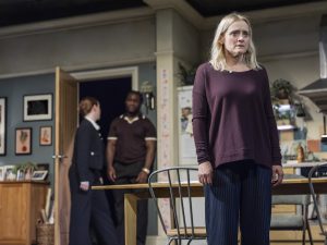 Hannah Onslow, Tobi King-Bakare and Anne-Marie Duff in Some Woman. Photo: Ellie Kurttz
