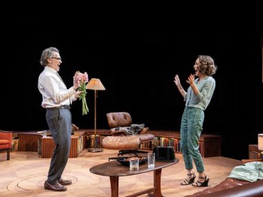 Billy Crudup and Gillian Anderson in Who’s Afraid of Virginia Woolf?. Photo: Johan Persson